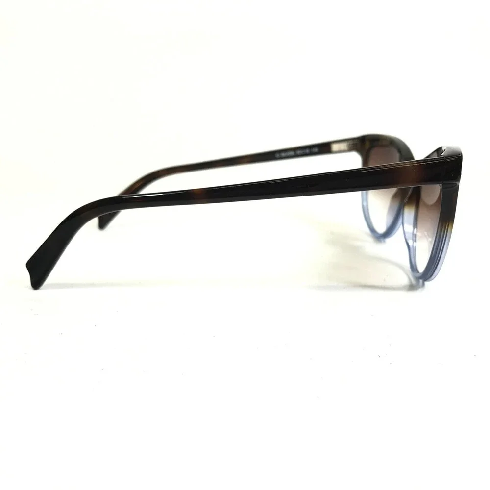 Gem Sunglasses 71 C.BLK/BL Blue Brown Tortoise Crystals Frames with Brown Lenses